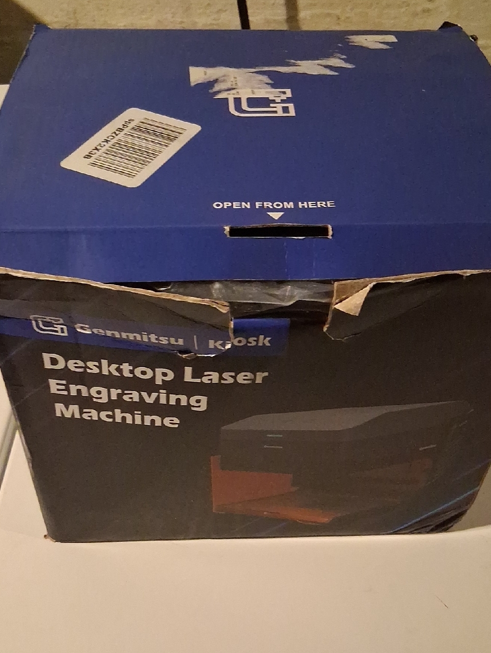 Desktop Laser Engraving Machine - Blue/Black